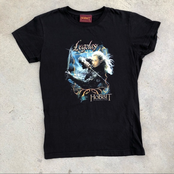 ‘14 The Hobbit Legolas (Orlando Bloom) Movie Tee - Size Large - Picture 2 of 7